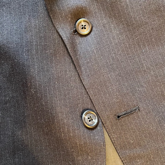 Austin Reed Custom Tailored Navy Pinstripe Men’s Suit - Picture 2 of 8